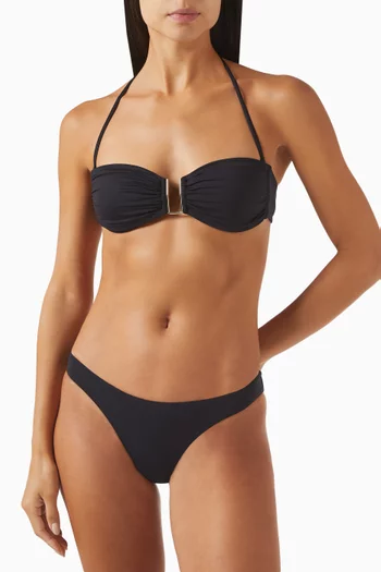 Barcelona Core Bikini Top in Stretch Nylon