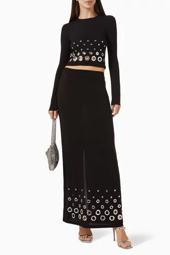 Tube Maxi Skirt in Jersey