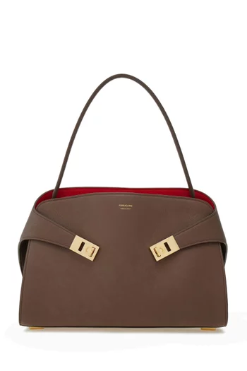Hug Shoulder Bag in Calfskin