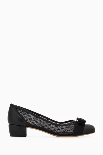 Vara 30 Pumps in Mesh & Leather