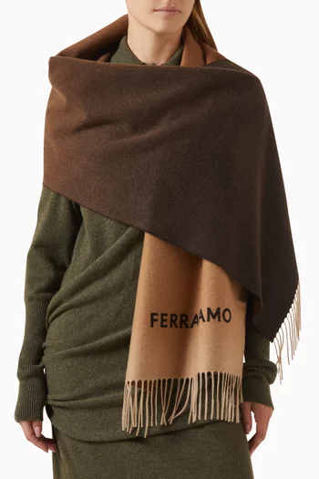 Nuanced Gradient Scarf in Cashmere