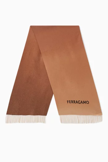 Nuanced Gradient Scarf in Cashmere