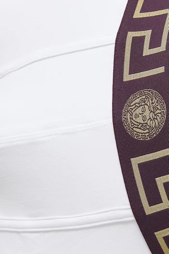 Greca Border Boxer Briefs in Organic Cotton