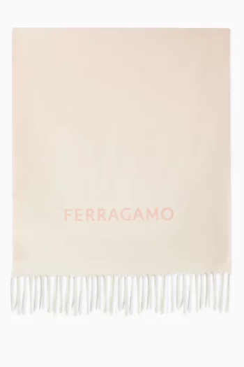 Nuanced Logo Scarf in Cashmere