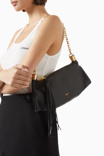 Foulard Shoulder Bag in Grained Leather