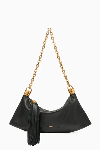 Foulard Shoulder Bag in Grained Leather