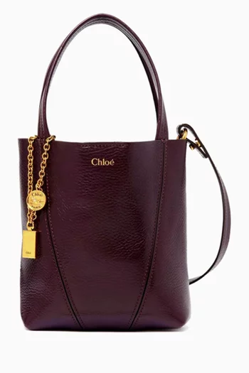 حقيبة يد سبين صغيرة جلد بارز الملمس