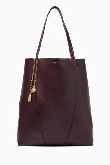 حقيبة يد سبين كبيرة جلد بارز الملمس