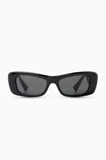 Rectangle Sunglasses in Acetate
