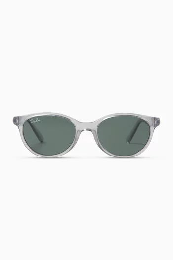 Round Sunglasses in Acetate