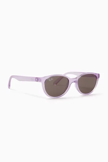 Round Sunglasses in Acetate