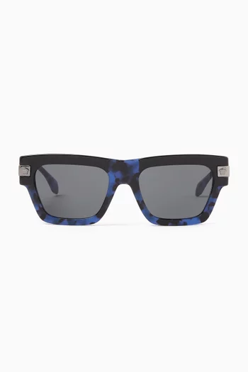 Rectangle Sunglasses in Acetate