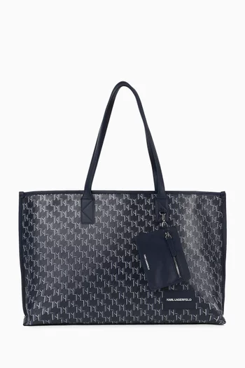 K/Voyage Large Tote Bag in Faux Leather