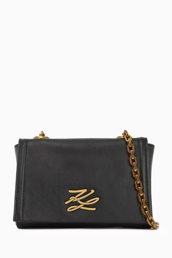K/Autograph Crossbody Bag in Leather