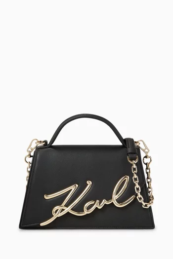 K/Signature 2.0 Crossbody Bag in Leather