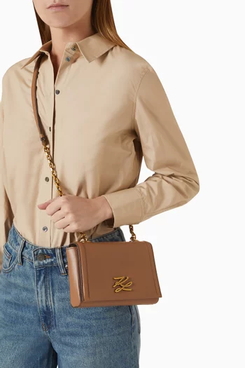 K/Autograph Crossbody Bag in Leather