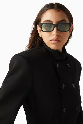Rectangle Sunglasses in Acetate