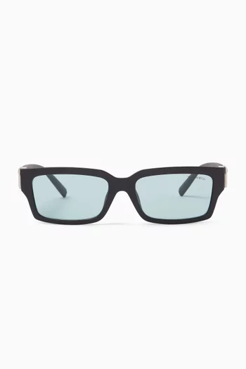 Rectangle Sunglasses in Acetate