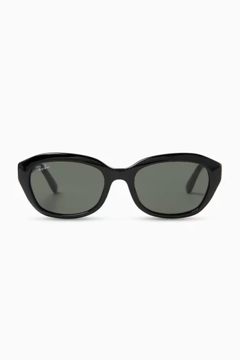 Irregular Sunglasses In Acetate