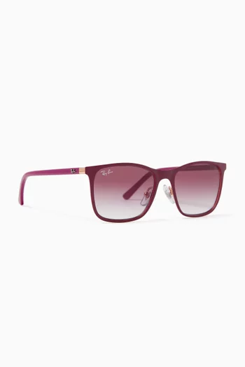 Square Frame Sunglasses in Acetate