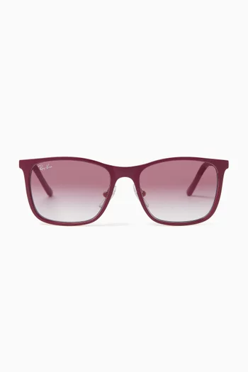 Square Frame Sunglasses in Acetate