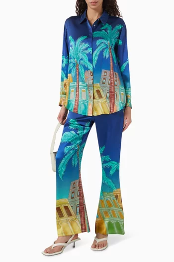 قميص كيوبان نايتس حرير