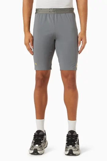 Team 247 Half-tight Legging Shorts in Nylon Blend