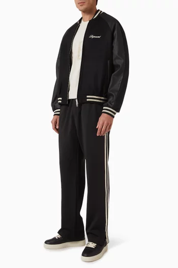 Raglan Varsity Jacket in Wool Blend
