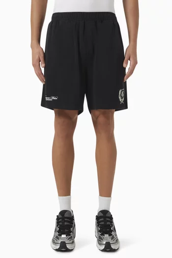 Crest Logo Shorts in Tencel