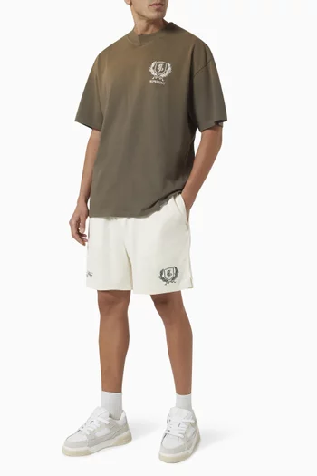 Crest Logo Shorts in Tencel