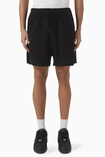 Waffle Shorts in Cotton-knit