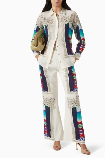 بنطال ريفيرا بقصة مائلة