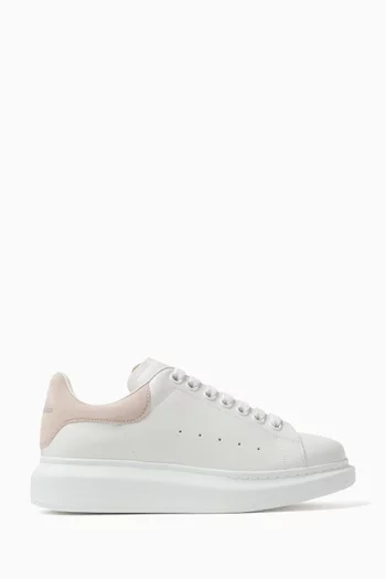 Oversized Sneakers in Leather