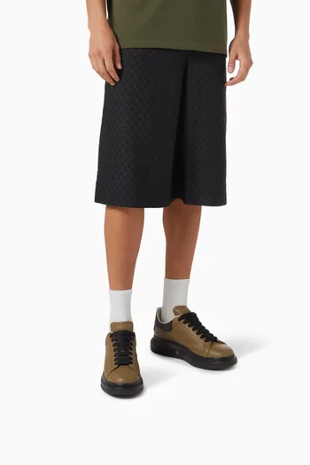 Oversized Sneakers in Leather