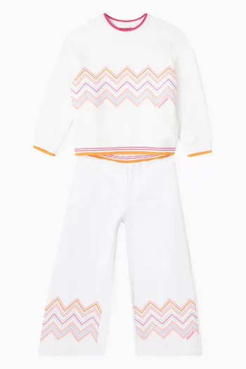 Chevron-print Sweatshirt
