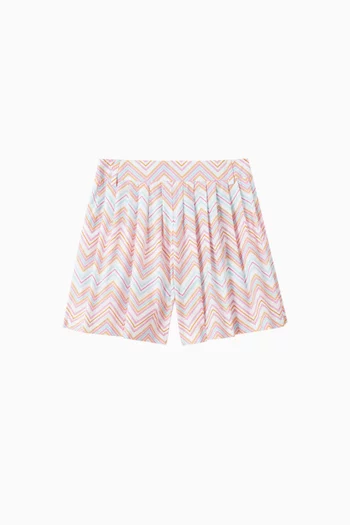 Chevron-print Shorts