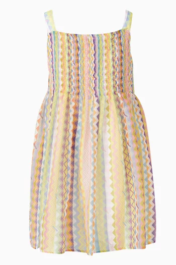 Chevron Smock Dress