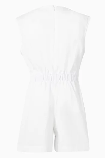 Zigzag Romper in Cotton