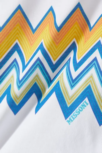 Chevron Graphic T-shirt in Jersey