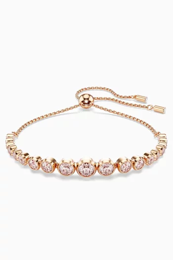 Imber Crystal Bracelet in Rose Gold-tone Metal
