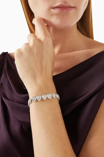 x Ariana Grande Tennis Bracelet in Rhodium-plated Metal