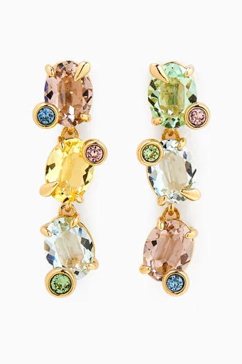 Gema Drop Earrings in Gold-tone Metal