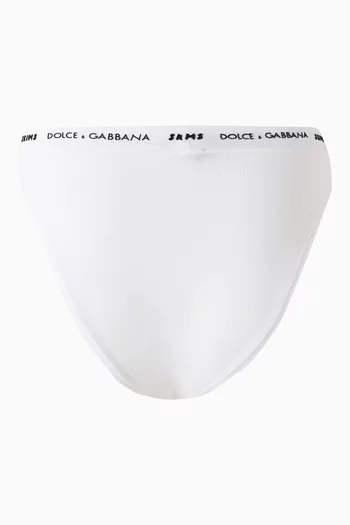 Dolce&Gabbana x SKIMS Cotton Jersey Tanga