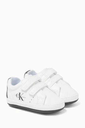 Logo Sneakers in Eco-leather