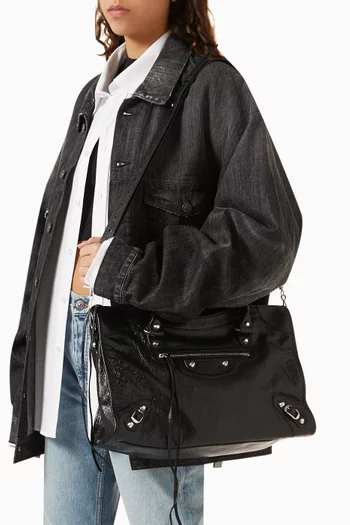 Medium Le City Bag in Arena Lambskin