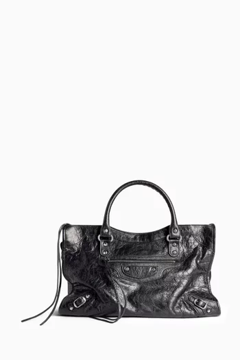 Medium Le City Bag in Arena Lambskin