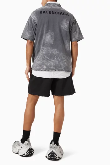 Balenciaga Back T-Shirt in Vintage Jersey