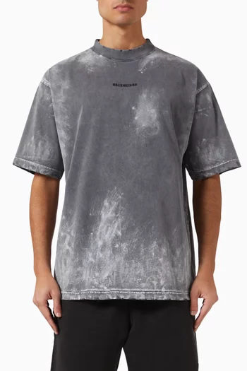 Balenciaga Back T-Shirt in Vintage Jersey