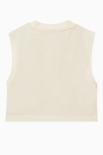 Bear Angel Graphic Tank Top in Cotton