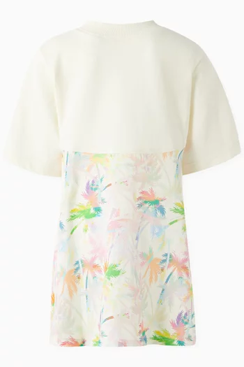Palms T-shirt Dress